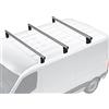 OMAC Menabo Barre trasversali compatibili con Fiat Ducato 1994-2024 Barre di base in alluminio argento 3X