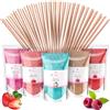 MK Misskandy since 2019 Misskandy® Zucchero per Zucchero Filato (5x160 gr) - Set di 5 Gusti (Fragola/Cola/Mela/Marshmallow/Lampone) - Aromi e Colori Naturali - 20 Bastoncini - MADE IN FRANCE