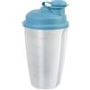 Westmark Shaker per Condimenti con Scala Graduata, Disco Rimovibile e Bocchetta Richiudibile, Capacità 0.5 L, Plastica, Senza BPA, Mixery, Colore Traslucido e Blu, 2435227B