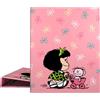 Grafoplás Grafoplas - Cartella ad anelli A4, Mafalda Baby Cart, 4 anelli misti 25 mm, morbido al tatto, certificato FSC, copertina rigida, plastica morbida, morbida al tatto, perfetto materiale scolastico