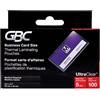 GBC HeatSeal Laminating Pouches, 5 mil, 2 3/16 x 3 11/16, Business Card Size, 100
