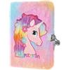 PESLNG Diario Segreto Bambina - Diario con Lucchetto, Ideale per la Scuola e Come Regalo per il Ritorno a Scuola e Occasioni Speciali (Unicorno floreale, Multi)