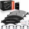 Frankberg 4x Pastiglie freni avanti sinistro destro Replace #1723538 | Compatibile con Ford Ranger TKE; con segnalazione acustica dell'usura, Con viti, 2138027, AB312001AB, AB312L361AB