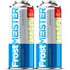 FrostMEISTER 3 in 1 - Set di Ricarica per Aria condizionata Auto 2 barattoli da 400 ml - refrigerante di Ricambio, Olio compressore e sigillante per R1234yf (dal 2017)