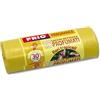 FRIO - Confezione da 15 Sacchetti 30 Litri al Profumo di FIORI TROPICALI - 52x58cm, Colore Giallo - Sacchetti per la Spazzatura di Qualità Premium, extra resistenti