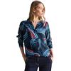 Cecil B345435 Camicetta Stampata, Universal Blue, XS Donna