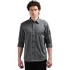 Calvin Klein Jeans MONOLOGO Badge Relaxed Shirt J30J323255, Uomo, Grigio (Porpoise), M