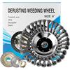 SWAWIS SWAIWS Spazzola per Decespugliatore 200 x 25,4mm Spazzola per Erbacce Spazzola Rotante per Decespugliatore Filo di Acciaio Testa rifilatore con 3 Accessori, 8 Pollici