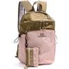 Outplea 13L Zaino Casual Donna Uomo Piccolo, Zaino Scuola Distaccabile Impermeabile, Zainetto Sportivo Multitasche, Zainetto Università Leggero, Rosa