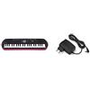 Casio Sa-78 Mini Tastiera Polifonica Ad 8 Voci E 44 Tasti, Nero/Rosa & Ad-E95100Lg Ac Adaptor - Trasformatore Alimentatore Per Tastiera Digitale, Nero
