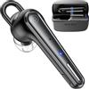 New Bee Auricolare Bluetooth Vivavoce V5.1 con 50 ore di conversazione, auricolare vivavoce ultraleggero con cancellazione ENC a doppio microfono, connessione a doppio dispositivo per la guida/lavoro