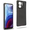 REY Cover in Gel TPU Nera per Motorola Moto Edge 40 5G, Ultra Sottile 0,33 mm, Morbido Flessibile, Custodia Silicone