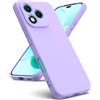 Oududianzi - Cover Compatibile con Honor 400 Lite 5G [Cover in Silicone Liquido] [Interno in Microfibra] Gomma Gel di Silicone TPU Liquido Antiurto Custodia Honor 400 Lite - Viola Chiaro