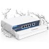 YuanLey 4 Porte Switch PoE Gigabit Impermeabile All'aperto Ethernet Non Gestito Switch di Rete con Funzione VLAN, 78W Potenza Integrata, IEEE802.3af/at Supporto Plug & Play