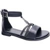 Patrizia Pepe Pj293.01_38, Sandalo, Nero, EU Stretta
