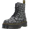 Dr. Martens Jadon, Anfibi Unisex-Adulto, Distorted Leopard S Black/Grey Backhand, 41 EU
