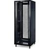 Mach Power Armadio Rack 42U 600x800x2000mm con 4 Ventole, 4 Ruote, 4 Montanti, Laterali Removibili, Nero per Server e Data Center (AR-4268FB) (42 unit? / 800 profondit? / 600 larghezza)