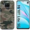 HopMore Compatibile con Cover Xiaomi Mi 10T Lite 5G Nero Silicone Morbide Disegni Custodie Xiaomi Mi 10T Lite 5G Bella Custodia Antiurto Gomma Case Morbido Caso Gel AntiGraffio - Camuffare