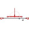 Dolezych Catena di serraggio PowerLash L-150, 6300 daN, a 2 pezzi, con ganci a forchetta, lunghezza 3,0 m, catena grado 10-8