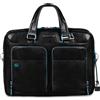 Piquadro Borsa per notebook Piquadro CA2849B2/N borsa laptop con caricamento dall'alto Nero [CA2849B2/N]