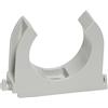 ‎SOMA GmbH & Co. KG SOMA Morsetto per tubo in plastica, grigio, 40 mm, confezione da 12 pezzi, morsetto, morsetto per tubo