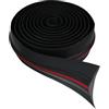FIFIBANG Guarnizione Porta Garage 4.8M, Rosso Guarnizioni per Porte di Garage, Soglia Porta Antipioggia, Universale Guarnizione per Porta Garage（ Rosso）
