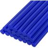 QUARKZMAN 20pz Stick Colla a Caldo per Pistola Colla a Caldo 11mm x 200mm/0,43 x 8 Mini Bastoni di Colla a Caldo Adesiva Blu Brillante