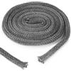 LALAGO 1 pezzo Φ 16mm x 2,5m Guarnizione Stufa a Legna, Cavo di Tenuta per Stufa a Pellet in Fibra di Vetro, Linea di Tenuta Corda Ignifuga per Porte di Caminetti per Stufa, Camini, Forno, Caldaia