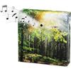 Spetebo Soundbox con canto degli uccelli e rumori della foresta - 12 cm - altoparlante uccello con suoni naturali