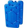 ToCi Set di 2 batterie refrigeranti da 400 ml ciascuna, 2 elementi di raffreddamento blu piatti per borsa termica o frigo, per frigo o per borsa refrigerante, sottile, extra piatta, cuscinetti