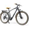 SHARP RIGA (BK-DM03E) CITY E-BIKE (NERA) - BICICLETTA ELETTRICA - RUOTE 29"X2.125" - MOTORE BAFANG 250W 36V - BATTERIA 36V 7.8 AH CERTIFICATA - TELAIO IN ALLUMINIO - AUTONOMIA FINO AD 60KM