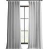 HPD Half Price Drapes Tende in finto lino italiano, lunghe 248 cm, oscuranti, per camera da letto e soggiorno, 127 x 238 cm, 1 pannello, colore: bianco tortora