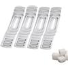 Westmark Set di 4 pinze da fuoco per dolcezza individuale, in robusto acciaio inox, colore argento, 4 x Ø 9,5 cm, rosa