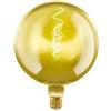 Eglo LED E27 dimmerabile, lampadina di grandi dimensioni con spirale, lampada vintage con dimmerazione color oro in design retrò, 4 W, 40 Lumen, bianco caldo, 1900k, G200, Ø 20 cm