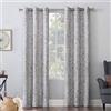 No. 918 N° 918 Kenji Medallion Draft Shield Fleece isolato Energy Efficient Grommet Tenda Panel, 101,6 x 160 cm, Grigio