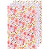 Now Designs Floursack - Set di asciugamani da cucina in cotone ad asciugatura rapida, 3 pezzi, motivo floreale, 50,8 x 76,2 cm