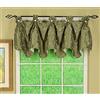 Today's Curtain Madison - Mantovana reversibile con bottoni, 50,8 cm, colore: Salvia