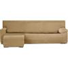 Eysa Italia copridivano per mini chaise longue con bracciolo corto lato sinisto vista frontale colore senape design Luz