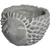 GROWSCAPE Classic Home and Garden Cement Buddies 9/3431/1 Fioriera a forma di riccio, piccola, naturale