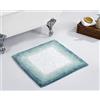 Better Trends Torrent Collection è ultra morbido, peluche e assorbente, tappeto da bagno trapuntato, 100% cotone in colori vivaci, 61 cm quadrato, turchese