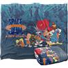 LOGOVISION Space Jam: A New Legacy Toon Squad Coperta super morbida al tatto setoso - 152 x 127 cm