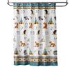 SKL HOME by Saturday Knight Ltd. Tenda da doccia con animali della foresta, multicolore