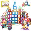 ECHOCUBE Set di mattonelle magnetiche per bambini 116PC - mattonelle da costruzione, giocattoli da costruzione STEM, regalo educativo di blocchi magnetici per bambini e bambine