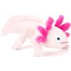 Zappi Co - Giocattolo di plüsch 100% riciclato Axolotl (30 cm di lunghezza) Morbido, accogliente, ecologico per il primo bambino