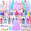 BNUZEIYI Bambole Vestiti e Accessori per 11,5 Pollici Set di Vestiti per Bambole con Principessa Moda Abiti Top e Pantaloni Borse Giocattoli Regalo per Ragazze 4 5 6 7 8 9 10 Anni Natale Compleanno