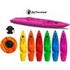 Big Mama Kayak Canoa monoposto skippy 2.0 expedition big mama kayak canoa 305 cm 1 posto adulto + 1 posto bambino + 1 seggiolino (pack 2)