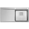 DOMD100LDX Domus Schock - Lavello ad una Vasca con Gocciolatoio - Acciaio Inox
