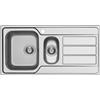 MASTD150SX Master Schock - Lavello ad una vasca e mezza con gocciolatoio - Acciaio Inox