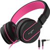 Ailihen Cuffie riduzione del rumore con microfono Ailihen i35 COLORFUL - Nero/Rosa - refurbished