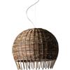 Gervasoni - Sospensione Croco - Beige - Rattan intrecciato - Designer Paola Navone